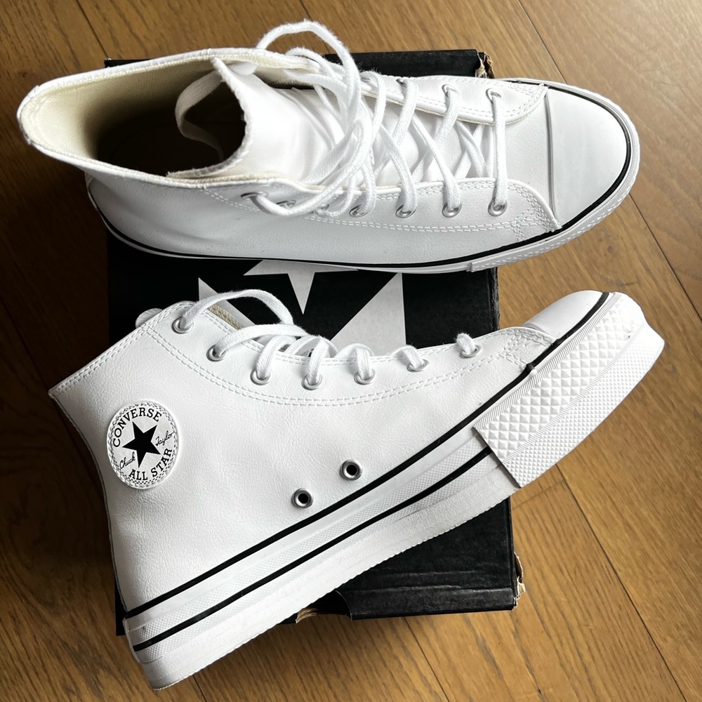 Converse Kid's Chuck Taylor All Star Eva Lift Leather - Size 7